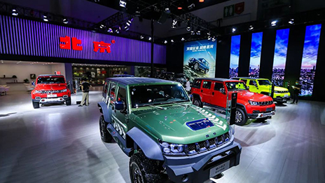 北汽流量大咖登陸成都車展 “大北京”家族雄起